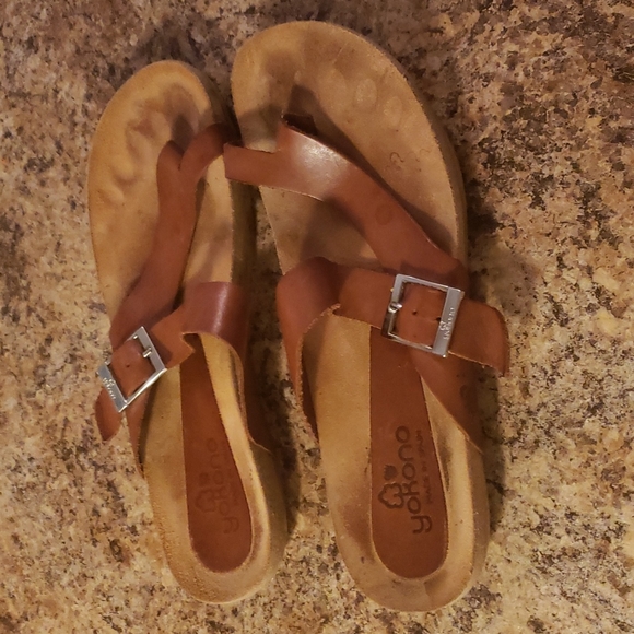 yokono Shoes Yokono Leather Sandals Made In Spain Size 8 Poshmark